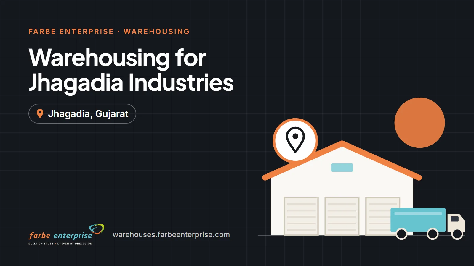 Cover image for “Warehousing for Jhagadia Industries”, a Farbe Warehouses guide
